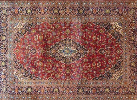 قیمت خرید فرش کاشان دستباف 9 متری عمده به صرفه و ارزان